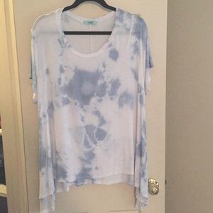 Karlie Tie Dye Short-Sleeve Top Size L